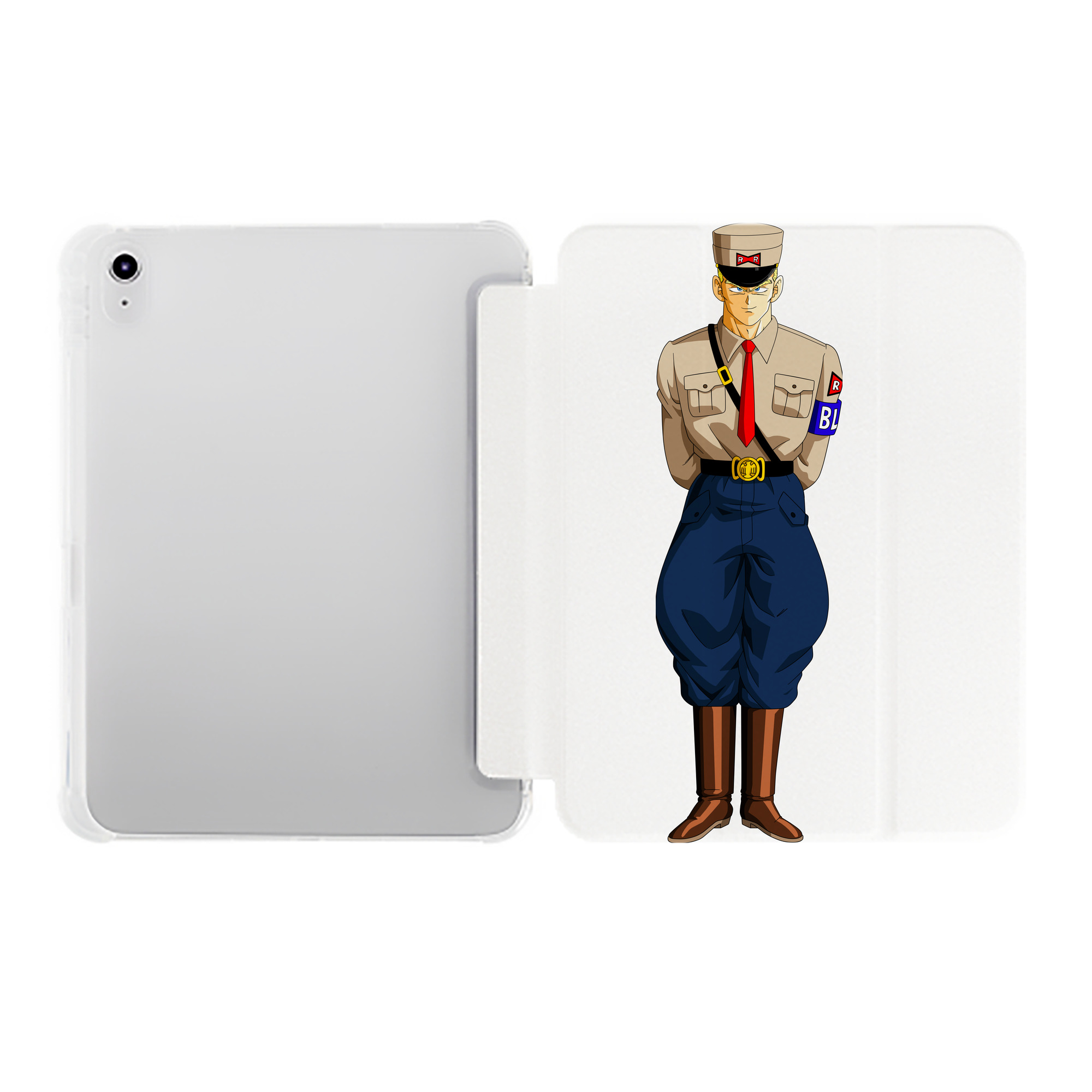 （画像用） ドラゴンボール DRAGON BALL IPad ケース ペン収納付き 三つ折りスタンド PUレザー×シリコン 対応機種9.5/10.5/10.9インチ